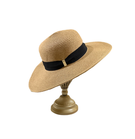 Sun Hat with Black Band
