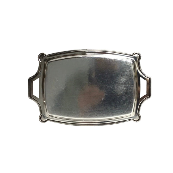 Vintage Rectangular Silver Tray