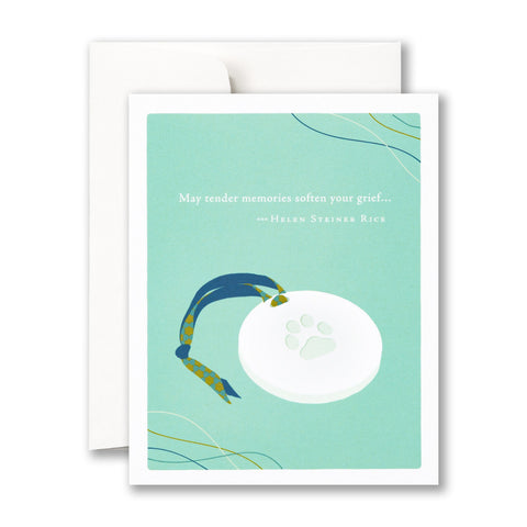 May Tender Memories Soften Your Grief Card