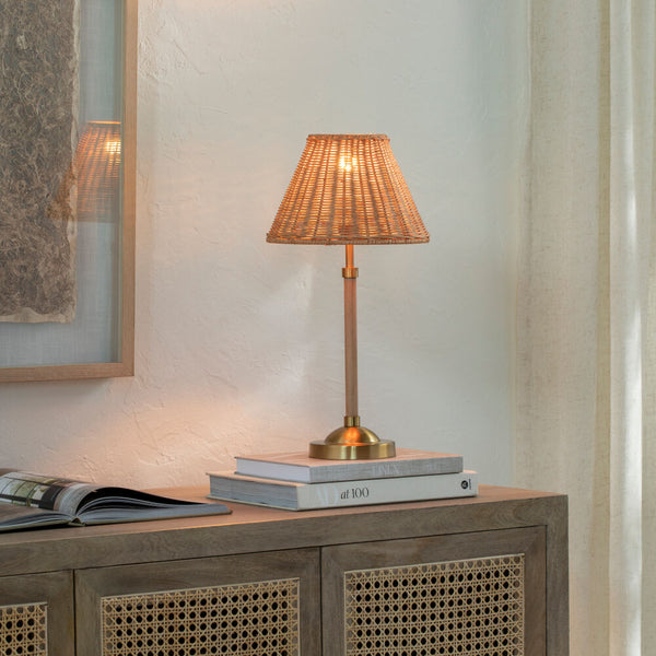 Willow Woven Lamp