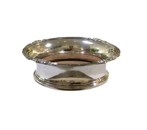 Vintage Silver Wine Coaster