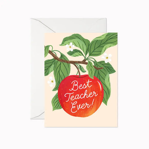 Best Teacher Ever Greeting Card