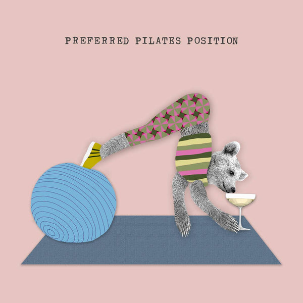 Pilates Fan Birthday Card