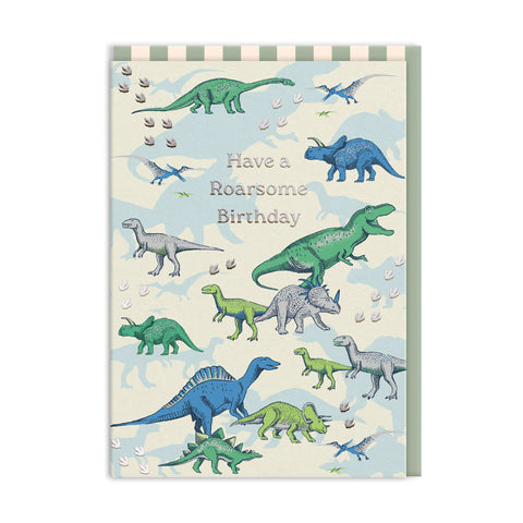 Birthday Dinosaurs Card