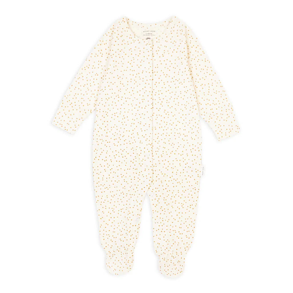 Printed Jersey Sleepsuit - Daisy Meadow