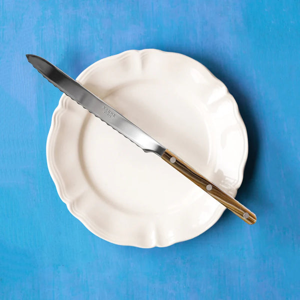 Sabre Bistrot Bread Knife - Faux Buffalo