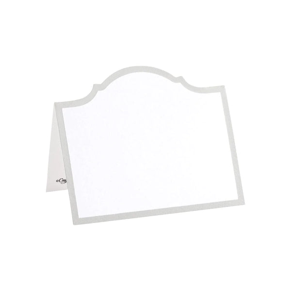 Place Cards - Silver Foil Arch