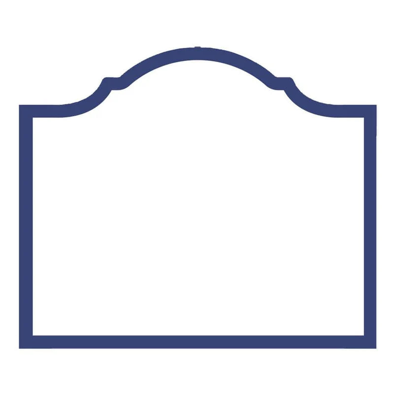 Arch Die-Cut Place Cards in Navy