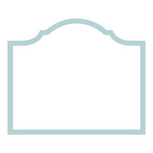 Arch Robin's Egg Blue Place Card 8 in Package