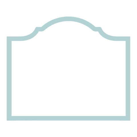 Arch Robin's Egg Blue Place Card 8 in Package