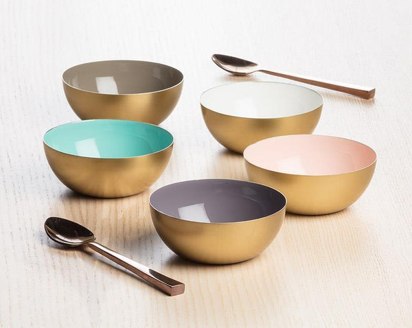 Mini Enamel Bowl - Taupe