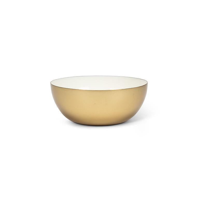 Ivory & Gold Mini Enamelled Bowl