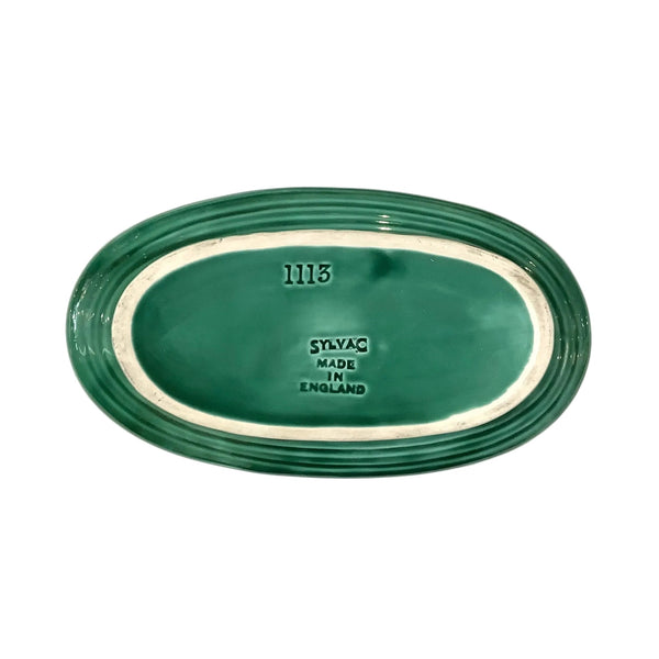 Vintage Sylvac "Bacchanti" Green Pottery Jardiniere/Planter