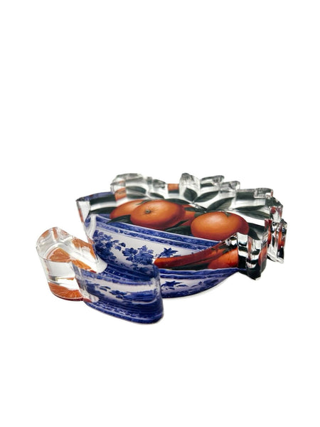 Acrylic Napkin Weight - Mandarin
