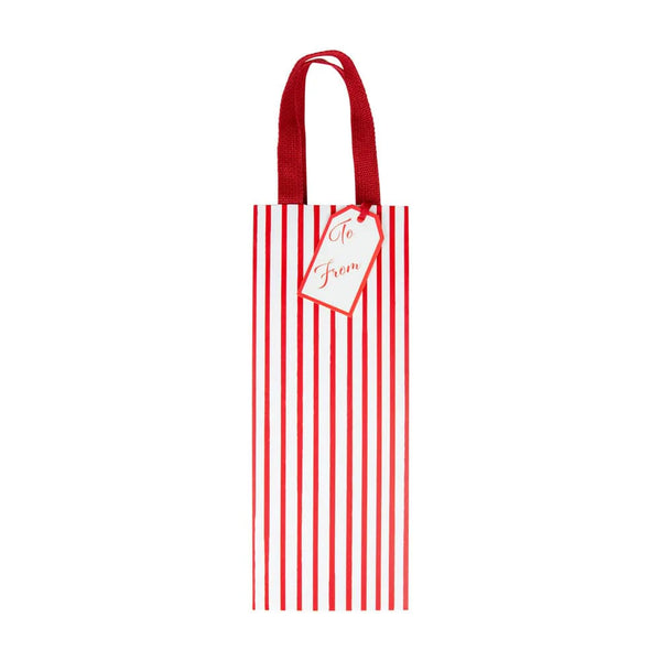 Stripes For Days Red & White Gift Bag