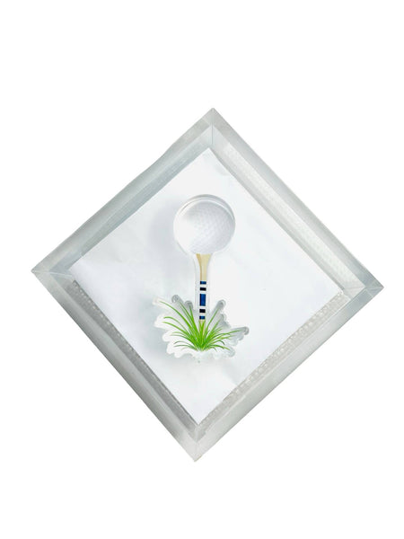 Acrylic Napkin Weight - Golf