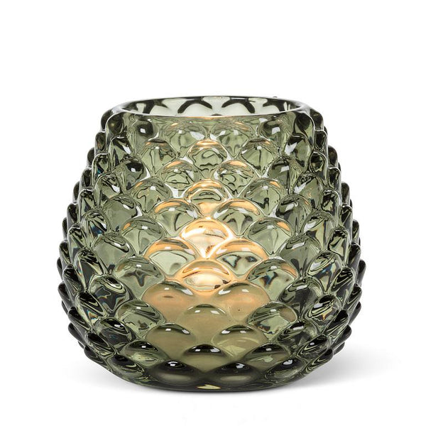 Green Pinecone Tealight