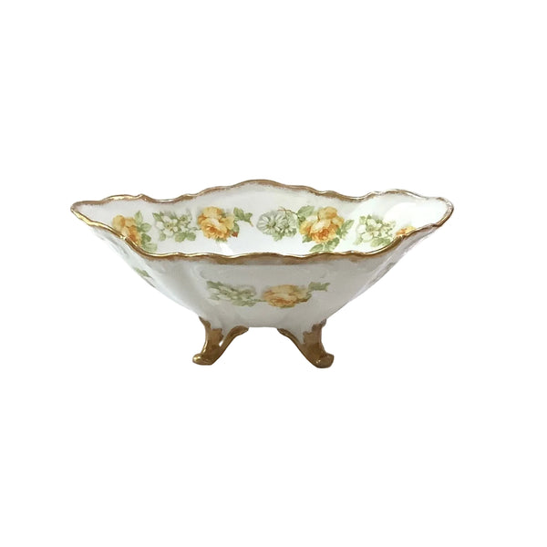Vintage Limoges Footed Bowl
