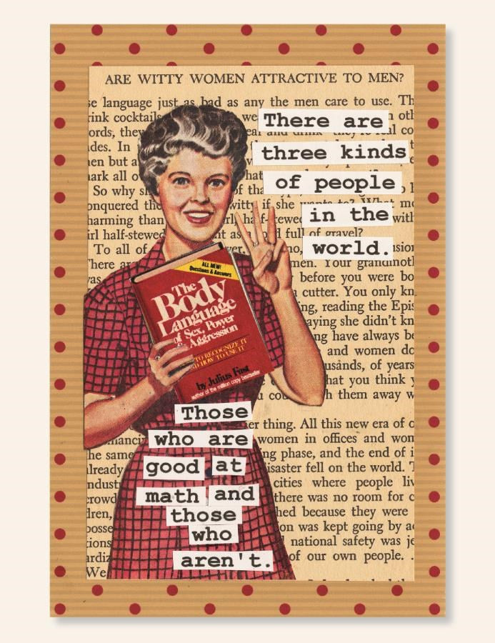 Humour 3 Kinds Of People Card