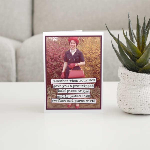 Perfume and Purse Dirt Card