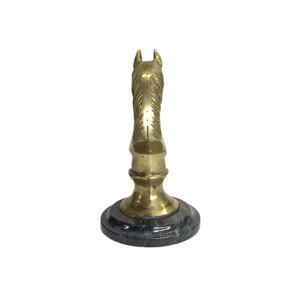Vintage Brass Horse Head