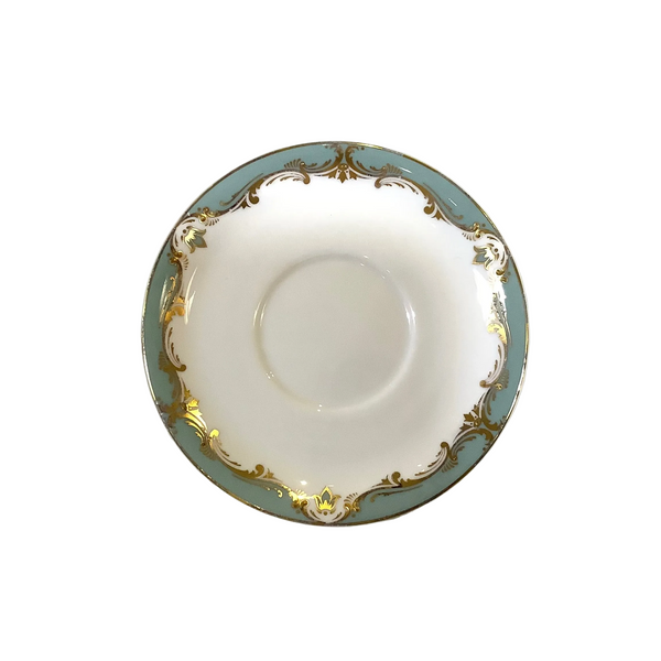 Vintage Royal Worcester “Devonshire” Cream Soup Cup & Saucer
