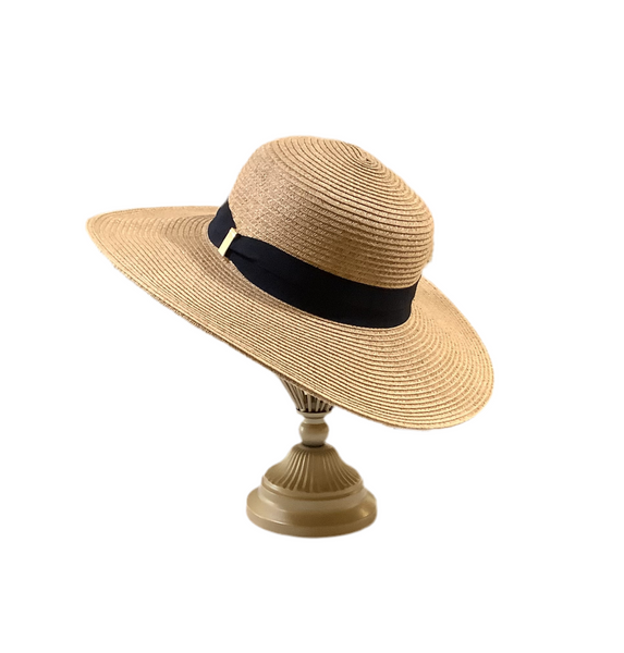 Sun Hat with Black Band
