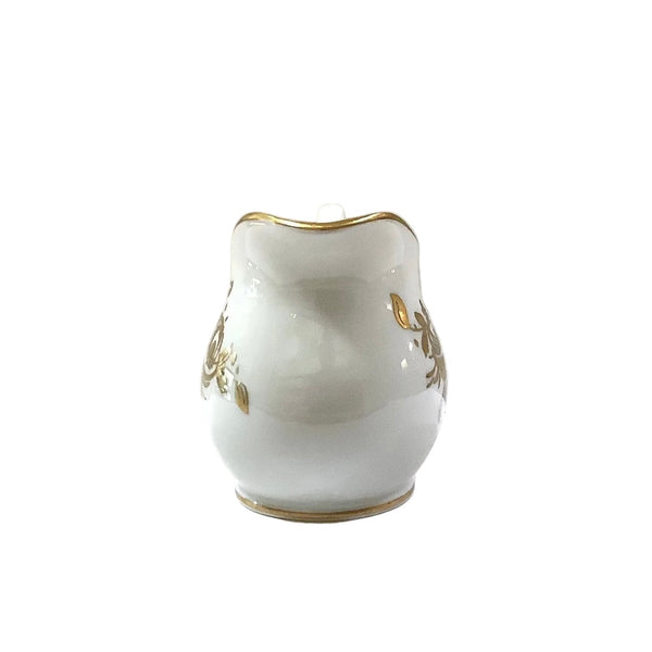 Vintage Birks French White & Gold Creamer