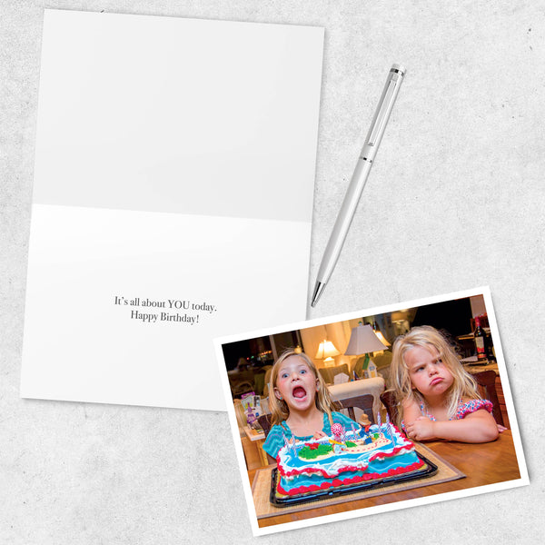 Mixed Emotions Happy Birthday Greeting Card