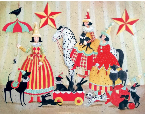 Circus Circus - Christmas Card Pack s/6