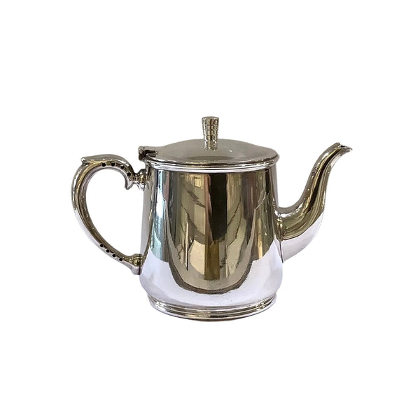Vintage Silver-Plated Hotel Tea Pot