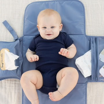 Portable Diaper Changing Pad - Grid