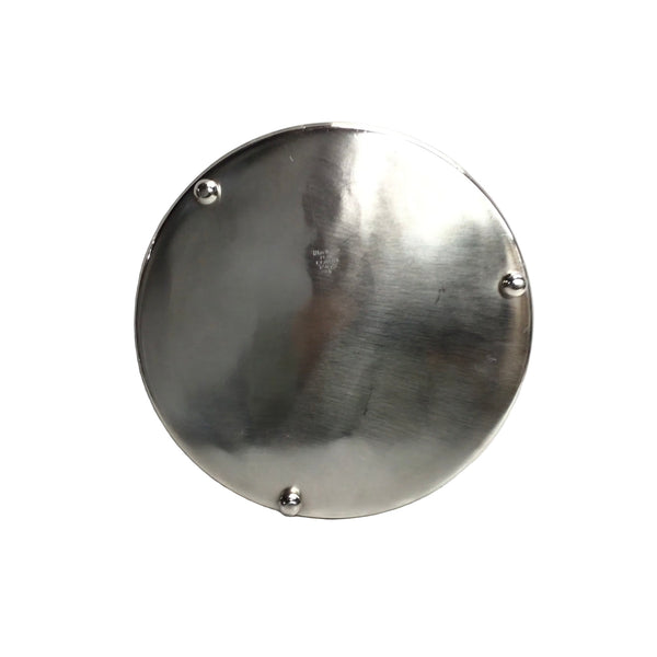 Vintage Silver Footed Round Tray