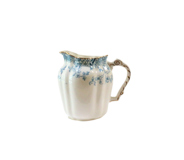 Vintage Genoa Blue & Gold Creamer