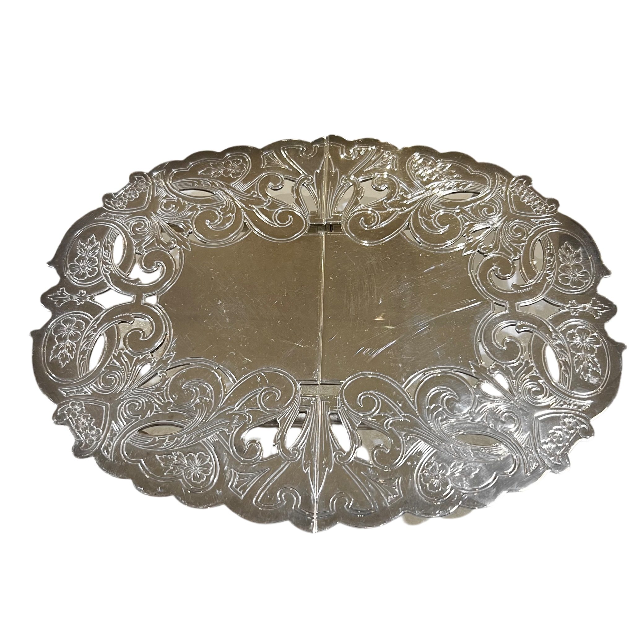 Vintage Silver Plate Trivet