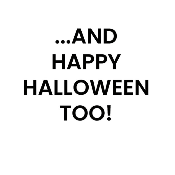 Boo To You Foil Halloween Card