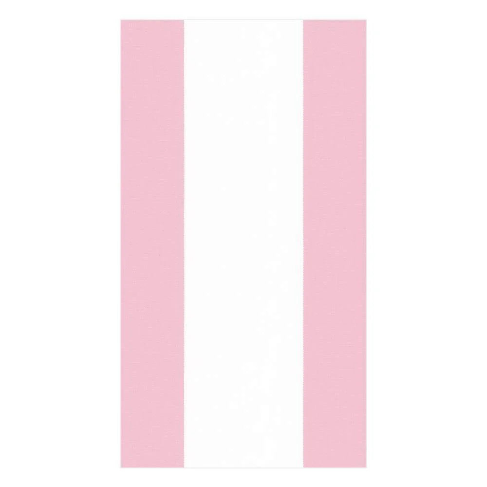 Dinner/Guest Napkins - Bandol Stripe in Petal Pink