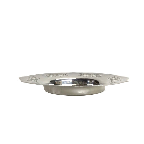 Vintage Round Silver Coaster