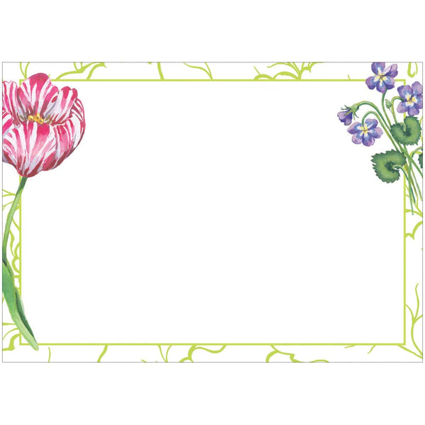 Floral Majolica Correspondence Boxed Cards s/12