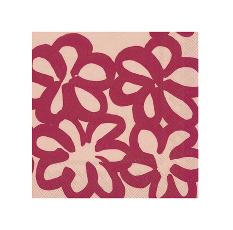 Marimekko Lunch Napkins - Jattikukka Rose