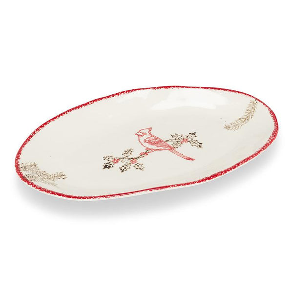 Cardinal Oval Platter