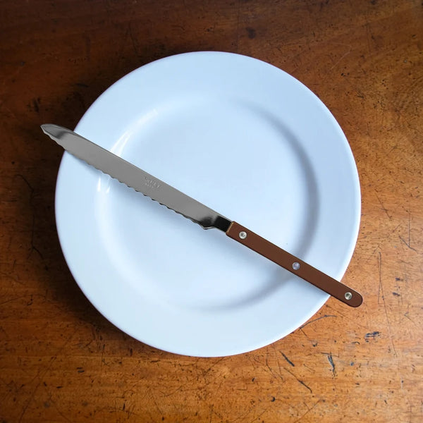 Sabre Bistrot Bread Knife - Chocolate