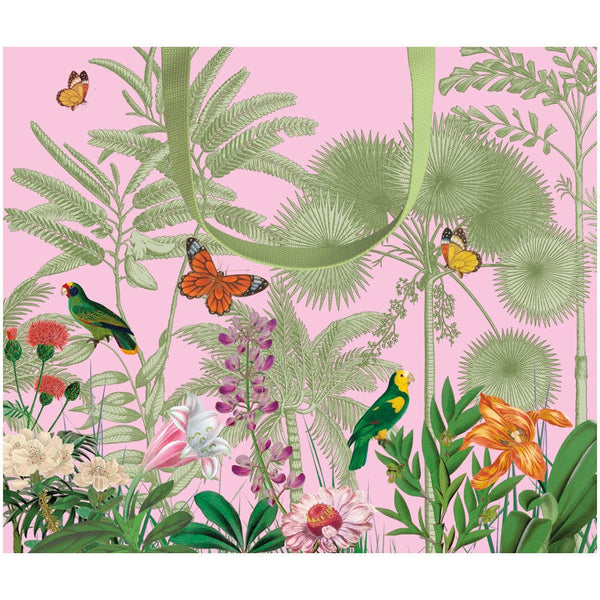 Paradise Garden Pink Gift Bag