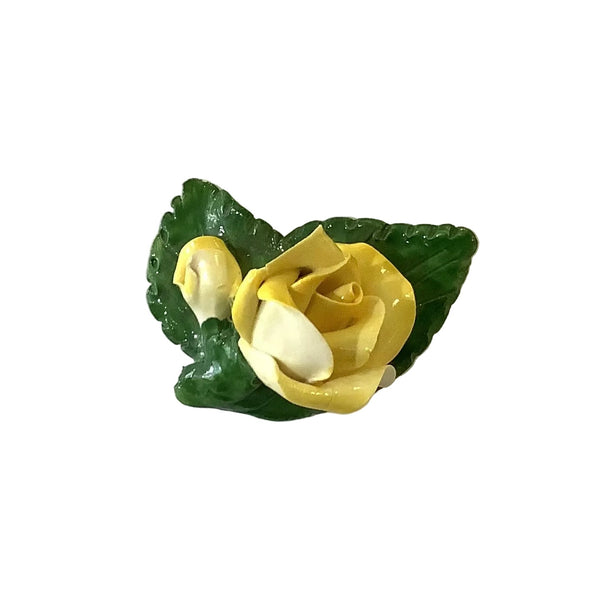 Vintage Porcelain Herend Yellow Rose II