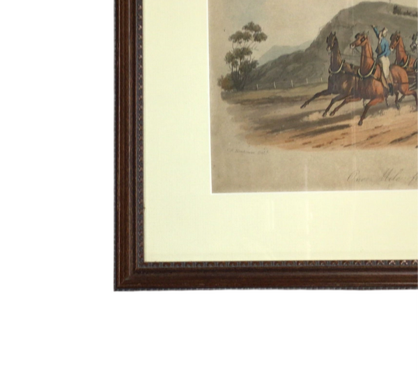 Vintage London, 1845 Equestrian Print