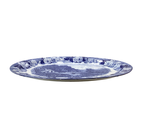 Vintage “Enoch Woods English Scenery” Wood & Sons Blue & White Oval Platter