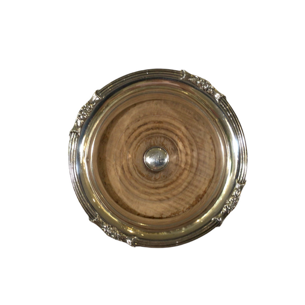 Vintage Silver Wine Coaster