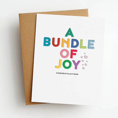 A Bundle Of Joy Baby Card