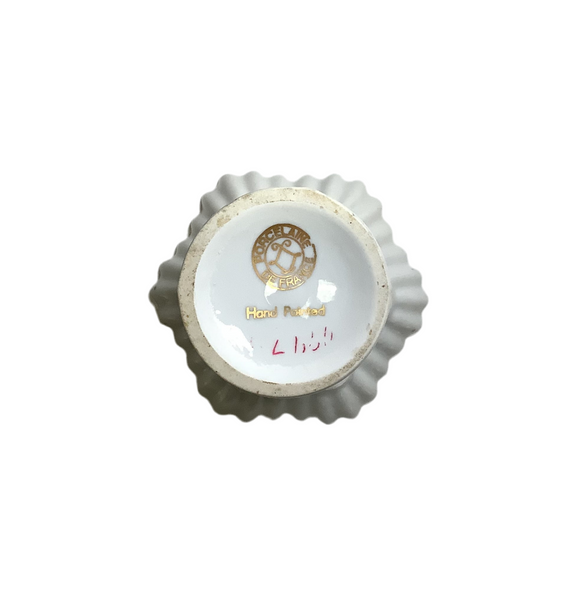 Vintage Porcelain Footed Dish