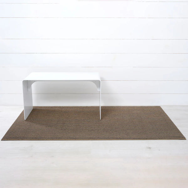 Chilewich Indoor/Outdoor Breton Stripe Shag Floor Mat - Coast